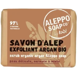 Savon d’Alep exfoliant à l’argan Tadé Méditerranée - 100 g