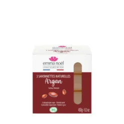 Savonnettes à l’argan bio en sachets de 3 x 150 g