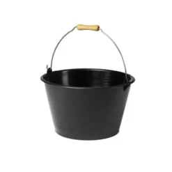 Seau à veau coloris noir avec poignée - 15,5L
