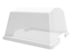 Serre pour carré haut VEG&TABLE aromatique « BOTANIC » coloris transparent en plastique - 37,6 x 37 x 21,6 cm