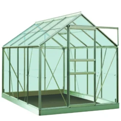 Serre verre 5 m² en aluminium