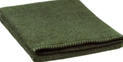 Serviette de toilette en coton coloris romarin Vivaraise Bora - 100 x 50 cm