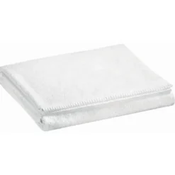 Serviette de toilette Vivaraise Bora coloris blanc - 100 x 50 cm