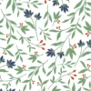 Serviette en papier 3 plis motif fleurs Flora - 33 x 33 cm