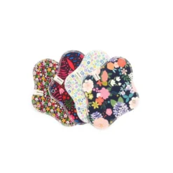 Serviette hygiénique lavable en coton bio Alterosac taille S – 15,5 x 19,5 cm