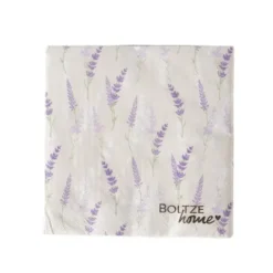 Serviettes en papier motif Lavande x20 - 16,5 x 16,5 cm