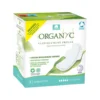 Serviettes périodiques extra nuit en coton bio et pochette individuelle Organyc - les 7 unités
