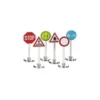 Set de signaux routiers Siku - echelle 1/64e