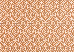 Set de table coton/polyester enduit coloris terracotta Winkler Citrus - 48 x 33 cm