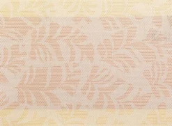 Set de table Hoja coloris jaune en polyester - 33 x 45 cm