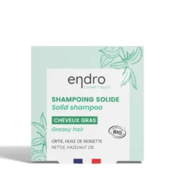 Shampoing bio solide le "Sentier vert" cheveux gras Endro - 100 g