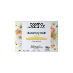 Shampoing solide pour cheveux blonds camomille Cosmo Naturel - 85 g