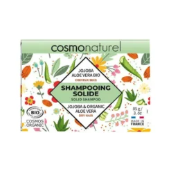 Shampooing solide 2 en 1 bio tous cheveux Ce’bio Aloé Vera - 85 g