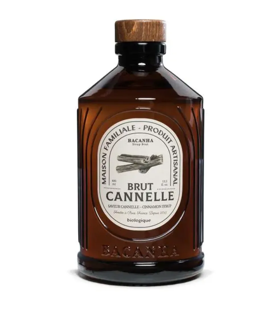 Sirop cannelle brut bio Bacanha - 400 ml