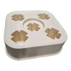 Socle beige pour récupérateur d’eau cubique 1000 L