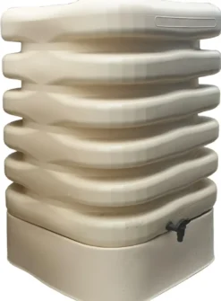 Socle beige pour récupérateur d’eau cubique 1000 L