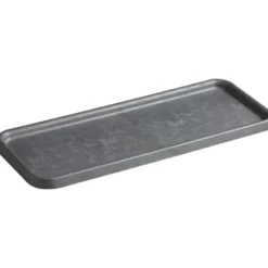 Soucoupe de jardinière élément anthracite Poetic - 60,5 x 24 cm