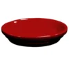 Soucoupe de pot horticole en terre cuite émaillée rouge grenat Decolines - Ø 27 cm
