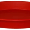 Soucoupe en plastique recyclé rouge rubis Cocoripot - Ø 20 cm