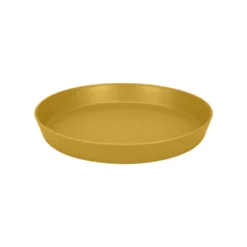 Soucoupe en plastique recyclé jaune miel Elho Loft Urban - Ø 28 cm