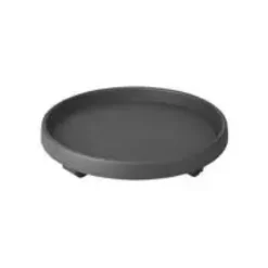 Soucoupe en plastique recyclé anthracite à roulettes Elho Planttaxi - Ø 29,3 cm