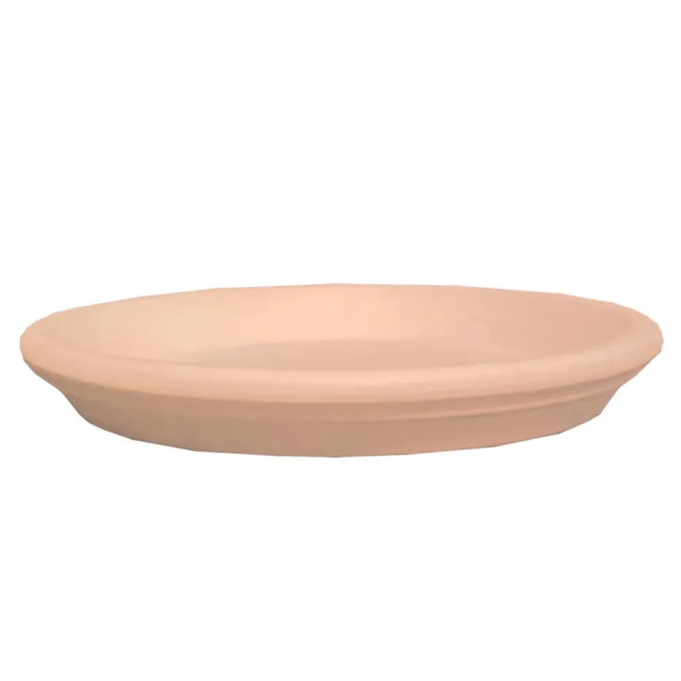 Soucoupe en terre cuite Poterie du Bousquet Costa - Ø 39 x H 4,5 cm