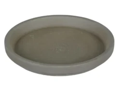 Soucoupe pour pot de fleurs coloris gris - Ø 18 cm