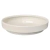 Soucoupe ronde en métal recyclé coloris crème Upcycle Conique - Ø 15 x H 3 cm
