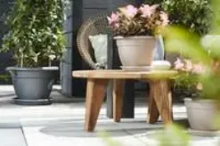 Soucoupe ronde en plastique recyclé anthracite Elho - Ø 35 cm