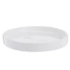 Soucoupe Subly en céramique blanc émaillée - Ø 18 x 2,2 cm