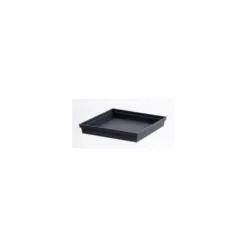 Soucoupe Toscane carrée Gris Anthracite L32,6x l32,6x H4,9 cm