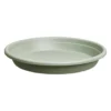 Soucoupe universelle ronde en plastique vert thym Elho - Ø 35 cm