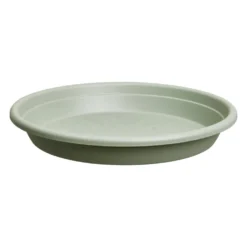 Soucoupe universelle ronde en plastique vert thym Elho - Ø 35 cm