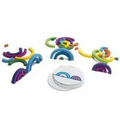 Speed bows – Jeu avec arcs en bois multicolores