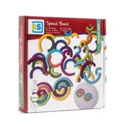 Speed bows – Jeu avec arcs en bois multicolores