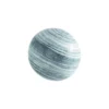 Sphère décorative en marbre blanc noir Penez Herman - 30 cm