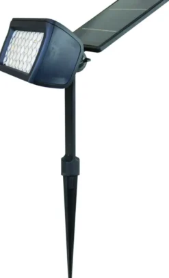 Spot extérieur Power spot pro 300 lm coloris noir en aluminium - 30 cm