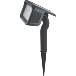 Spot extérieur Power spot pro 100 lm coloris noir en aluminium - 18 cm