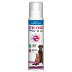 Spray antiparasitaire pour chien et chat Francodex Ecto Choc Parasites Duo - 200 ml