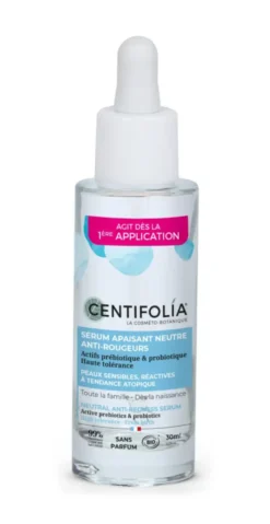 Sérum apaisant anti-rougeurs neutre bio Centifolia - 30 ml