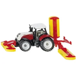 Steyr avec combinaison de faucheuses Pöttinger Siku - echelle 1/64e
