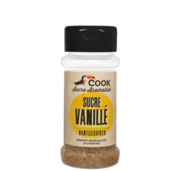 Sucre vanillé bio en pot de 65 g
