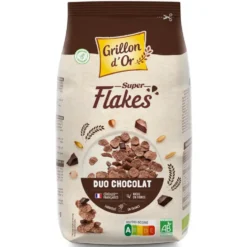 Super flakes bio duo chocolat Grillon d’or - 375 g