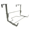Support balconnière universel ergonomique en métal gris souris 35 cm