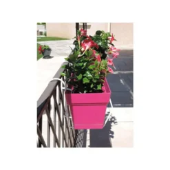 Support de jardinière blanc 35 cm