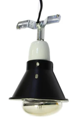 Support de lampe pour terrarium coloris noir Reptile Planet Élégance Socket