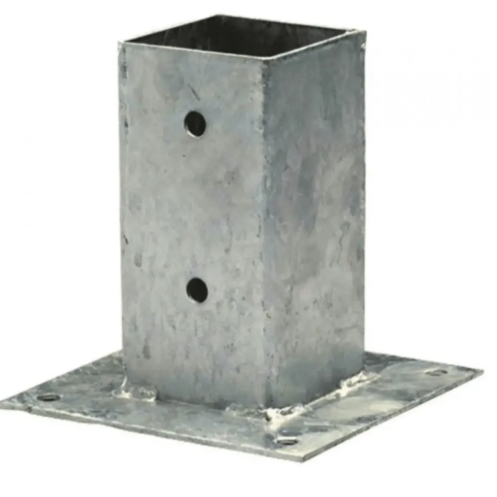 Support Jardipolys à visser pour poteau de 7 x 7 cm