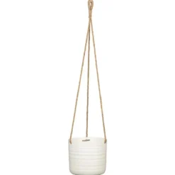Suspension en céramique blanche Scheurich 450 Soft Wool - Ø 17 cm