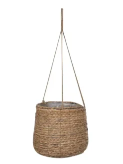 Suspension panier coloris marron en osier Avalon Mica Decorations - 90 x Ø 30 cm