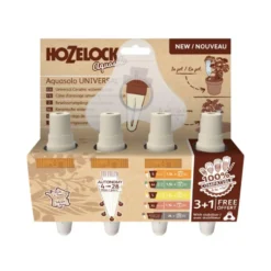 Système d'arrosage coloris orange Hozelock Aquasolo - Pour pot taille S Pack 3 + 1
